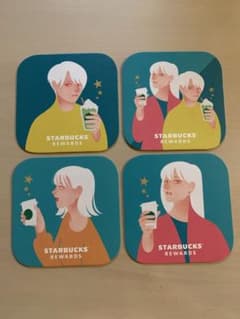 【値下げ】スターバックスコースター8枚セットのサムネイル
