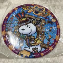 USJ 10周年限定　スヌーピー PEANUTS 缶バッチのサムネイル