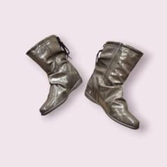 ✵グレー ジュ系　ショート丈レインブーツ