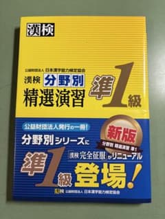 漢検 分野別 精選演習 準1級 新版のサムネイル