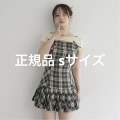 正規品 andmary Karen check mini dress sサイズ - メルカリ