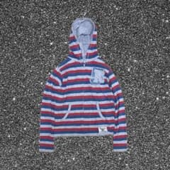 00s archive ボーダー ジップパーカー M y2k 平成 - メルカリ