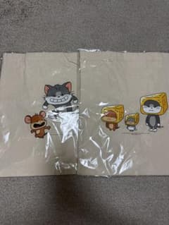 トムとジェリー　happyくじ　トートバッグ2点セットのサムネイル
