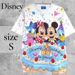Tokyo Disney Resort 생일 티셔츠 S 미키 미니