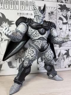 ドラゴンボール　セル　一番くじ　ラストワン賞 完全体 　モノクロ色　リペイント ドラゴンボール リペイント セル ラストワン賞 完全体 フィギュア