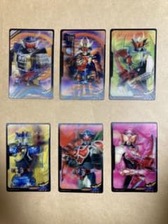 仮面ライダー鎧武　3Dカード6種