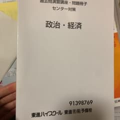 センター試験過去問題集　政治経済のサムネイル