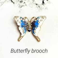 チョウ 蝶 ブローチ おしゃれ 昆虫
