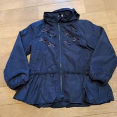 プティマイン ネイビー フリル付きジャケットのサムネイル