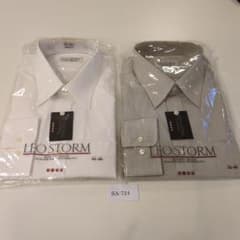 ワイシャツ 長袖 LEO STORM メンズ 形態安定 ビジネス　2枚のサムネイル