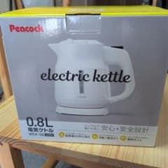 新品未使用！ Peacock 電気ケトル WEK-08 0.8L 本体のサムネイル