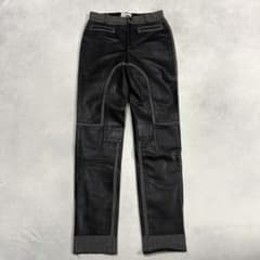 希少 1998A/W dirk bikkembergs グリーン レザーパンツ 1999A/W dirk bikkembergs ram leather pants | protocol