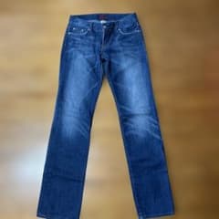 【Y2K】Blue Cult Slim Straight Denim Pants 26