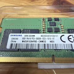 Samsung 8GB DDR5 SO-DIMM メモリー - メルカリ