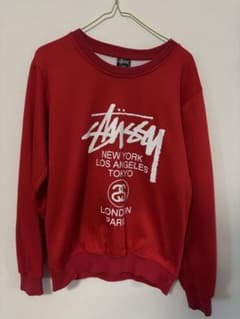 Stüssy レッド スウェット Lのサムネイル