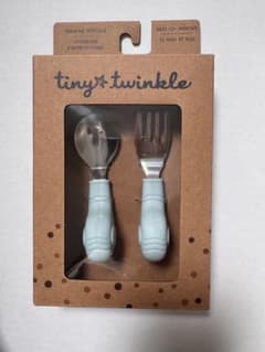 新品未使用　tiny twinkle トレーニングスプーンフォークのサムネイル