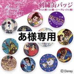 ディズニープリンセス 刺繍缶バッジシークレット - メルカリ
