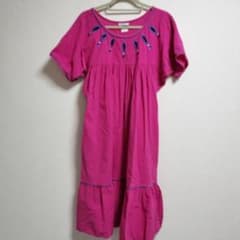 メキシコ刺繍ワンピースのサムネイル