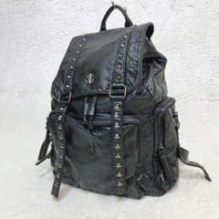 美品 y2k 00s リュック スタッズ パンク 平成ギャル ブラック シボ