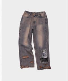 ずっと真夜中でいいのに。「MAD ヴィンテージ　デニムパンツ」Mサイズ ずっと真夜中でいいのに。MAD Vintage Denim Pants (L) - メルカリ