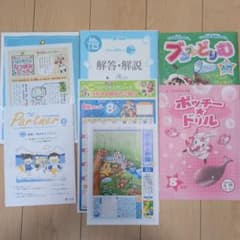 ブンブンどりむ ワクワク入門コース 8月号 学習教材セット - メルカリ