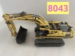 【全パーツ有/リモコン故障/動作確認済】 LEGO 8043 ショベルカーのサムネイル