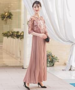 [Brand New] Wedding Party Dress, Embroidered, Paneled, Flared Lace, Size M