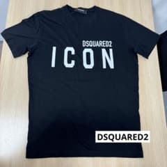 DSQUARED2 Tシャツ ビッグプリント ICONロゴ Lサイズ✨ - メルカリ
