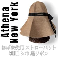 Athena New York ストローハット アシーナ SHIHO シホ - メルカリ