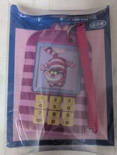 ディズニー&ピクサー　キャラクター　ケータイ型パスケース　チェシャ猫