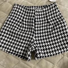 新品タグ付き千鳥柄ショートパンツのサムネイル