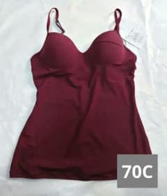 新品タグ付き ブラキャミ 32C 70C ALLURE カップ付きインナー 