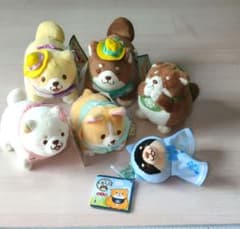 忠犬もちしば☆ぬいぐるみ☆マスコット☆まとめ売り 6点