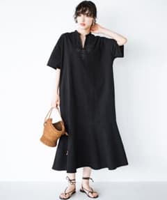 COMMRE コムル 刺繍ワンピース F 黒 タグ付 ベイクルーズ セレクトのサムネイル