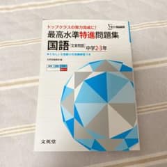 最高水準特進問題集 国語「文章問題」のサムネイル