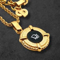 Christian Dior CDロゴ ラウンドネックレス 715 - メルカリ