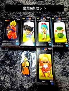 新品未開封●ベースショップ ワーコレ6点セット ドラゴンボール ワーコレ 少年期 悟空 ブルマ ウーロン 亀仙人 等 6点
