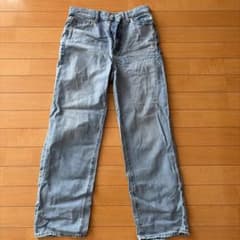 GU ストレートデニムパンツ ライトブルーのサムネイル