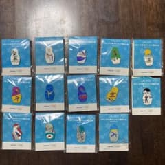 ソチ2014冬季オリンピック ピンバッジ 朝日新聞 GALAXY オリジナル 2014ソチ冬季五輪大会 マトリョーシカ型 ピンバッジ