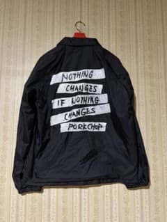 PORCHOP コーチジャケット M ブラック 美品 - メルカリ