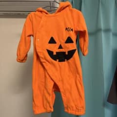 ハロウィン ベビー着ぐるみ パンプキン 悪魔の羽 トライデント付きのサムネイル