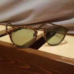 サングラス　ボストン　マットデミ　グリーン　メガネのサムネイル
