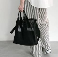 ear PAPILLONNER400gダイヤメッシュ2WAYトート - メルカリ