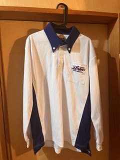 REWARD JSBB JAPAN ポロシャツ 長袖 ホワイト ネイビーのサムネイル