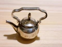 オランダHooijkaas社製、純銀835S『ミニチュア・ケトル』ヴィンテージ