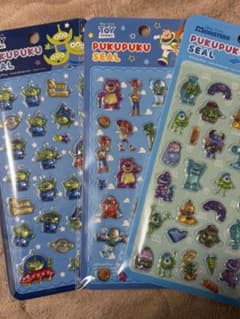トイ・ストーリー＆モンスターズ・インク PUKUPUKUシール 3パックセットのサムネイル