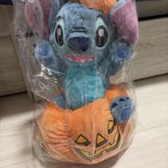 ハッピーくじ A賞 スティッチ ハロウィン ぬいぐるみ チャーム セット