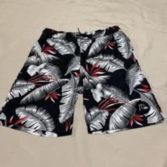 トロピカル葉柄水着 ショートパンツのサムネイル