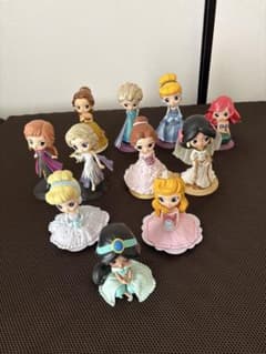 【結婚式】Qposket ディズニー フィギュア 11体セット(箱無) まとめ売のサムネイル
