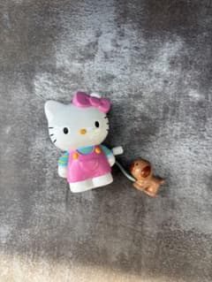 サンリオ☆ハローキティ☆ゼンマイ式おもちゃ☆2001年製☆お散歩☆平成